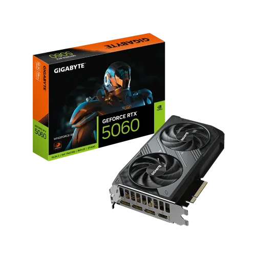 GIGABYTE GeForce RTX 5060 WINDFORCE 8G GDDR7 Graphics Card